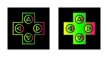 icône de vecteur de contrôle de jeu unique