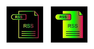 icône de vecteur rss