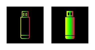 icône de vecteur de lecteur usb