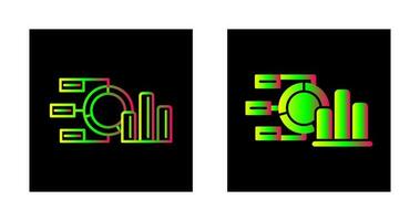 icône de vecteur de graphique à secteurs