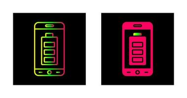 icône de vecteur de batterie mobile