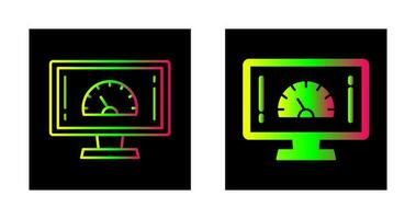 icône de vecteur de test de vitesse