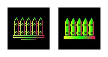 icône de vecteur de clôture