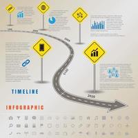 entreprise carte chronologie infographie panneaux de signalisation conçus pour fond abstrait modèle jalon élément moderne diagramme processus technologie marketing numérique données présentation graphique illustration vectorielle vecteur