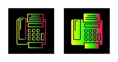 icône de vecteur de télécopieur