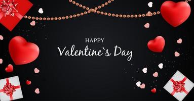 amour et sentiments de la saint valentin conception de fond de vente de week-end vecteur