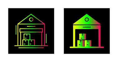 icône de vecteur d & # 39; entrepôt