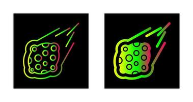 icône de vecteur de météorite
