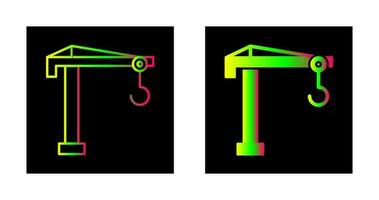 icône de vecteur de grue