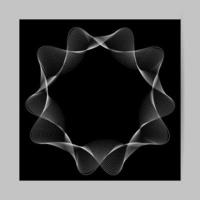 éléments de conception fond de lignes poligonales vecteur