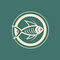 Christian poisson symbole. Dieu Christ logo illustration. Jésus poisson icône religieux signe. vecteur