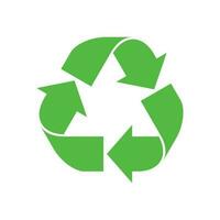 vert recycler signe vecteur
