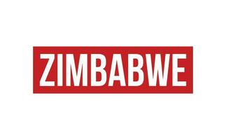 Zimbabwe caoutchouc timbre joint vecteur