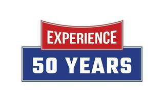 50 ans expérience joint vecteur