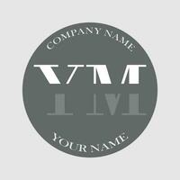 initiale ym logo lettre monogramme luxe main tiré vecteur