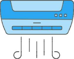 illustration de air Conditionneur icône dans plat style. vecteur