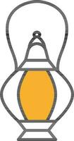 vecteur illustration de lanterne icône dans plat style.
