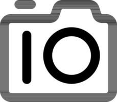 isolé caméra icône dans ligne art. vecteur
