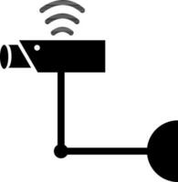 fermé circuit télévision vidéosurveillance caméra icône. vecteur