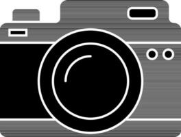 vecteur illustration de caméra icône dans noir et blanc couleur.