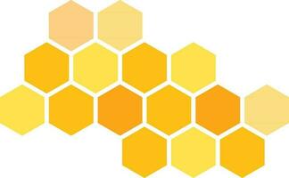 icône illustration en nid d'abeille vecteur