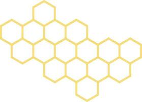 icône illustration en nid d'abeille vecteur