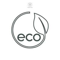 éco amical icône symbole modèle pour graphique et la toile conception collection logo vecteur illustration
