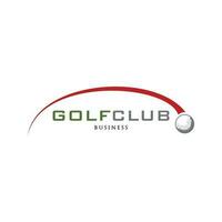 le golf club icône logo conception modèle vecteur