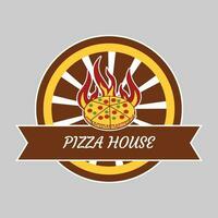 Pizza maison vecteur logo conception modèle. Pizza logo conception. vite nourriture logo conception.