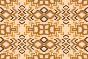 ethnique ikat en tissu modèle géométrique style.africain ikat broderie ethnique Oriental modèle marron crème Contexte. abstrait, vecteur, illustration.pour texture, vêtements, écharpe, décoration, tapis, soie. vecteur