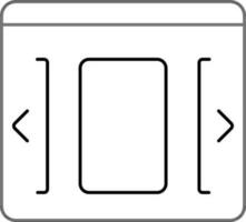 plat illustration de glissière. vecteur