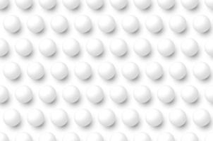 3d réaliste cercle blanc boule sphère transparente motif de fond et texture vecteur