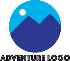abstrait logo de aventure.parfait pour extrême, voyage et voyage activité. vecteur