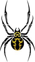 illustration vecteur graphique de tribal art tatouage araignée