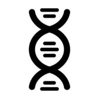ADN glyphe icône conception vecteur