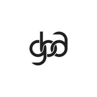 des lettres gb monogramme logo conception vecteur