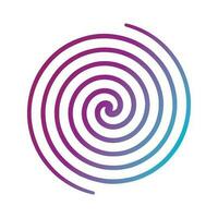 hypnotiseur cercle logo vecteur