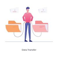 transfert de données modifiable