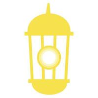 lanterne lampe vecteur illustration conception lequel est synonyme avec le fête de eid al-fitr et eid al-adha pour les musulmans. décoratif éléments pour religieux conception