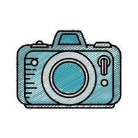 icône de caméra photographique vecteur