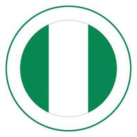 nigérien drapeau. drapeau de Nigeria dans conception forme vecteur