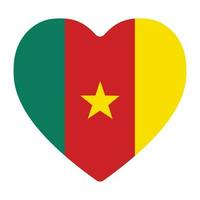 drapeau de Cameroun. Cameroun drapeau dans conception forme vecteur