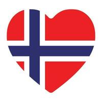 Norvège drapeau dans forme. drapeaux de Norvège dans forme. vecteur
