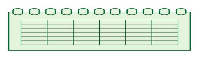 plat chercher chaîne pour bannière plan, calendrier conception. ordinateur interface. vecteur illustration. Stock image.