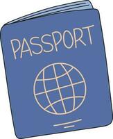 passeport Voyage identité document Compagnie aérienne billet embarquement passer illustration graphique élément art carte vecteur