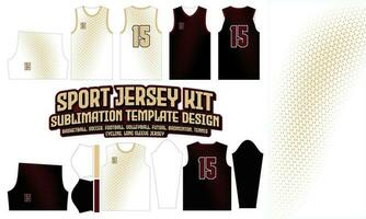 demi-teinte minuscule Triangle Jersey conception vêtements sublimation disposition football Football basketball volley-ball badminton futsal vecteur