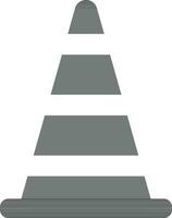 illustration de circulation cône icône dans plat conception. vecteur