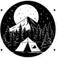 camping - haute qualité vecteur logo - vecteur illustration idéal pour T-shirt graphique