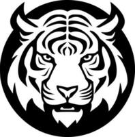 tigre - minimaliste et plat logo - vecteur illustration