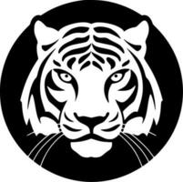 tigre, minimaliste et Facile silhouette - vecteur illustration